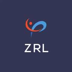 ZRL Letter Initial Logo Design Template Vector Illustration