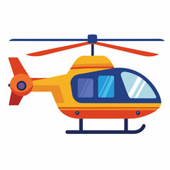 helicopter vector illustration