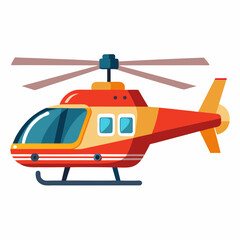 helicopter vector illustration