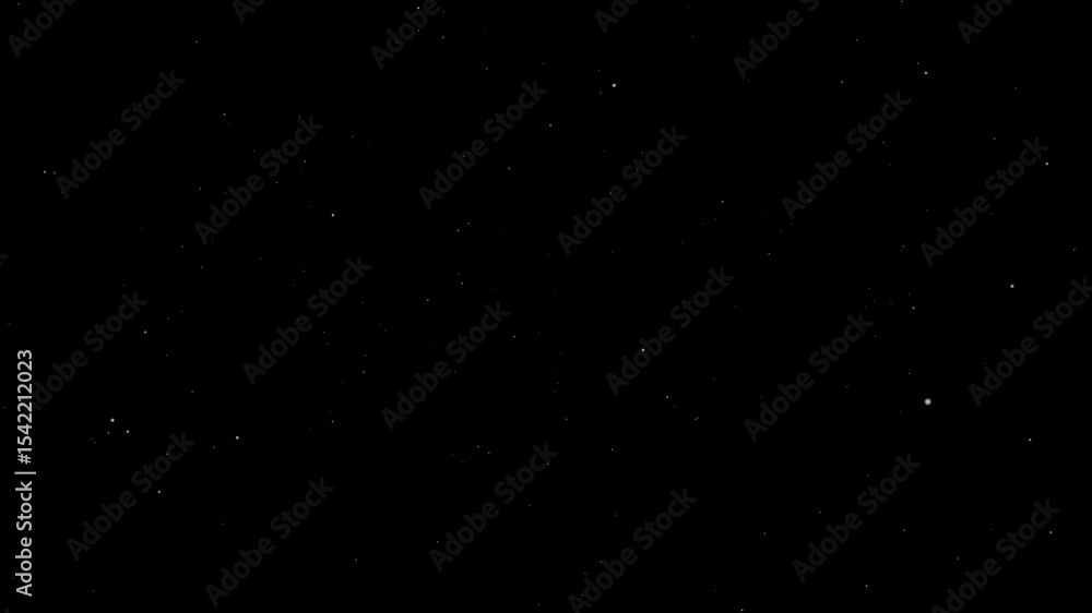 Poster realistic floating dust particle effect on black background for dynamic overlays