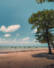 Praia em João Pessoa, Brasil