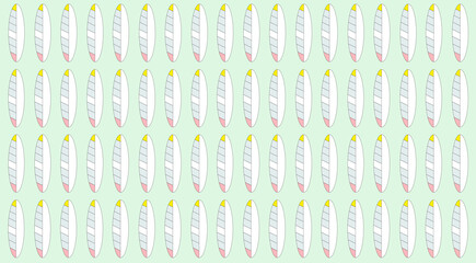Surfboard pattern, Surfing sport wallpaper, Paddle boards. Conceptual sports illustration. Water sports business, travel, vacation, hobby concepts