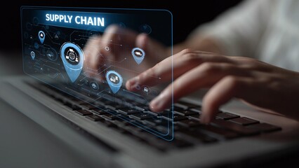 Supply chain processes with data-driven logistics, transportation, and distribution. enhances...