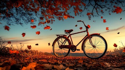 Fototapeta premium bicycle in the park