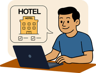Online Hotel Booking Concept