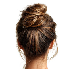 Bun hair png