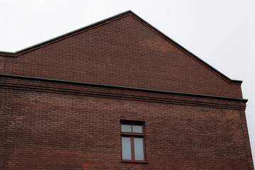 old brick building. City texture