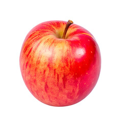 Red apple on transparent png