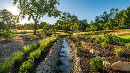 Obraz premium rows of grapes in vineyard
