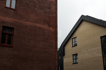 old brick building. City texture