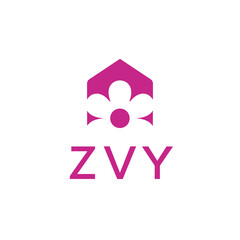 ZVY Letter Initial Logo Design Template Vector Illustration