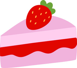 cake with strawberry