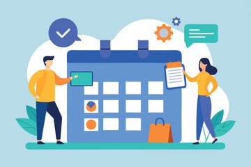 Entrepreneurs Planning Startup Strategy – Professional Flat Illustration