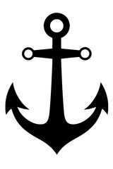 anchor on white background