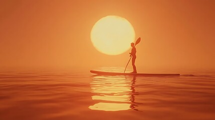 silhouette of a man in the sunset