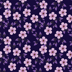 Seamless floral pattern, vintage background