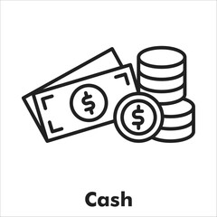 Cash Outline Icon