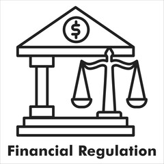 Financial Regulation Outline Icon