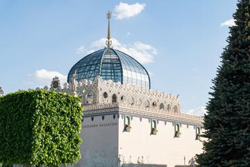 Architectural beauty at VDNKH in Moscow, Russia