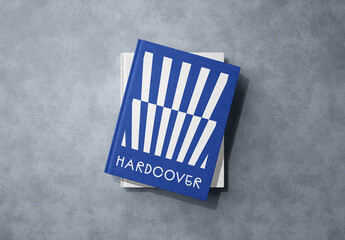 Hardcover Books Mockup