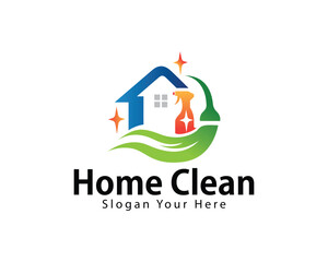 clean house logo creative design creative wave clear soap