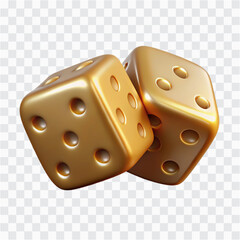 Golden Dice Icon PNG | Casino Game, Luck Symbol, Shiny Gambling Dice Illustration