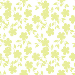 Seamless floral pattern, vintage background