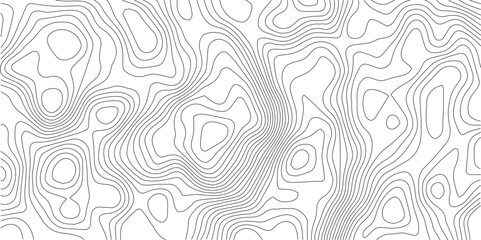 Fototapeta premium Topographic map background geographic line map with elevation assignments. Modern design with White background with topographic wavy pattern design.paper texture Imitation of a geographical map shades