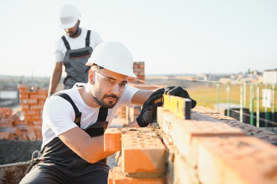 Group of workers at a construction site