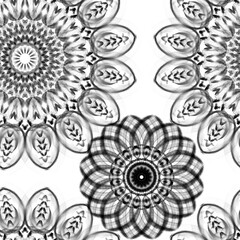 seamless pattern with flowers