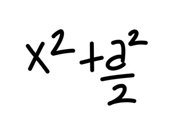 Hand Drawn scientific and mathematical calculations