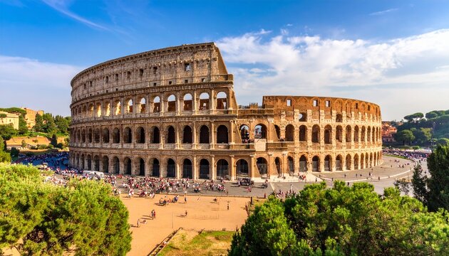 "Colosseum in ancient Rome, captured, Colosseum in rome italy"