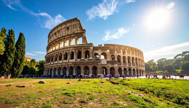 "Colosseum in ancient Rome, captured, Colosseum in rome italy , colosseum in rome" - Powered by Adobe
