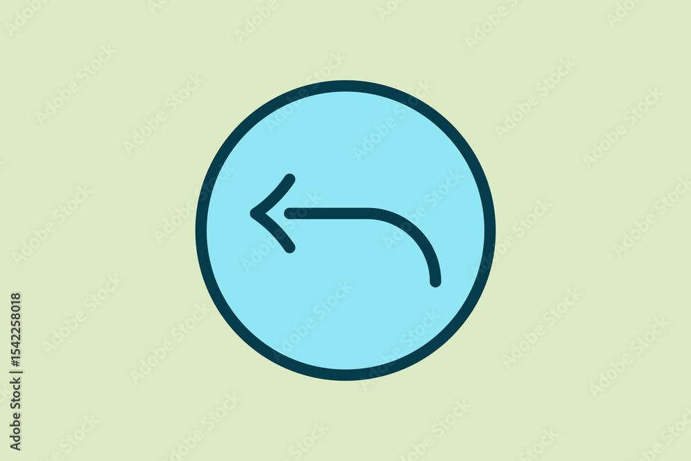 Poster reply icon. icon related to ui elements. suitable for web site, app, user interfaces,element, printa