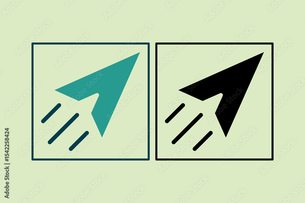 Poster send icon. icon related to ui elements. suitable for web site, app, user interfaces,element, printab