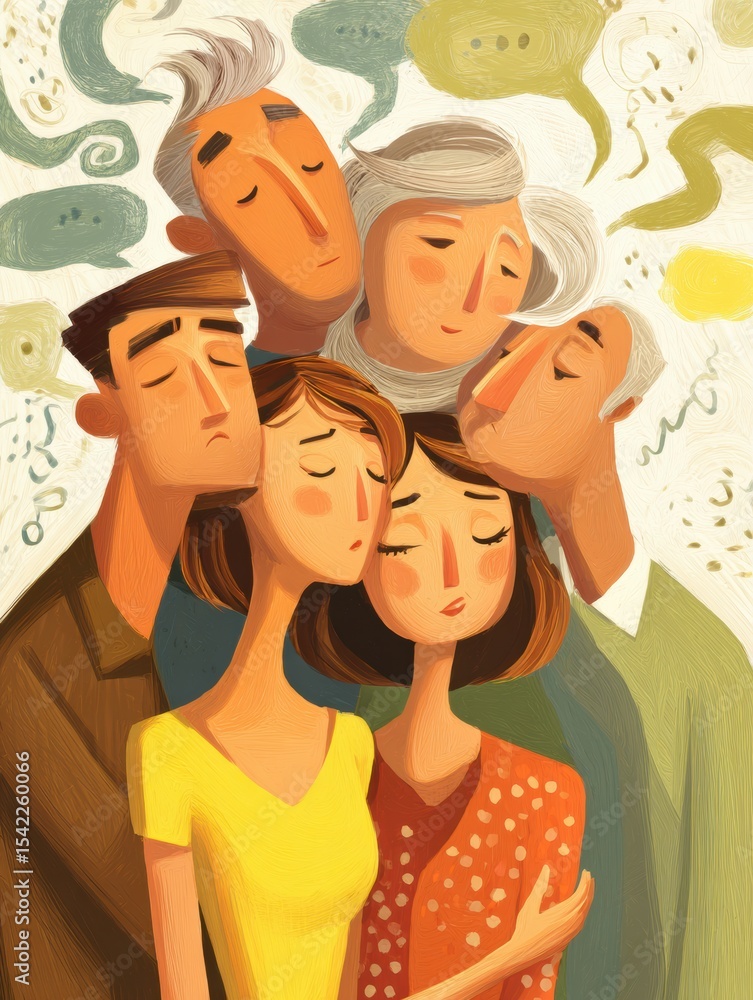 Poster Understanding and Expressing Emotions in Personal Relationships Through Visual Representation and Communication Techniques