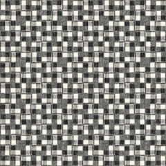 Monochrome Grain Mottled Checked Pattern