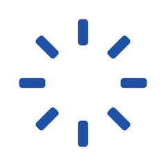 loading icon vector. progress icon. downloading icon. upload icon. progress visualization sign. loading icon for mobile app, ui and website. vector illustration on transparent background