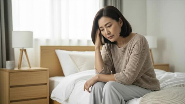 中年女性の不調とストレスの悩み