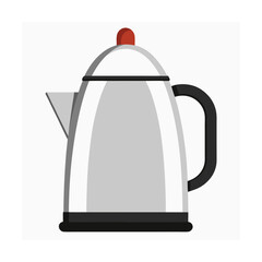 Obraz premium Sleek Modern Electric Kettle Design Perfect for a Quick Brew