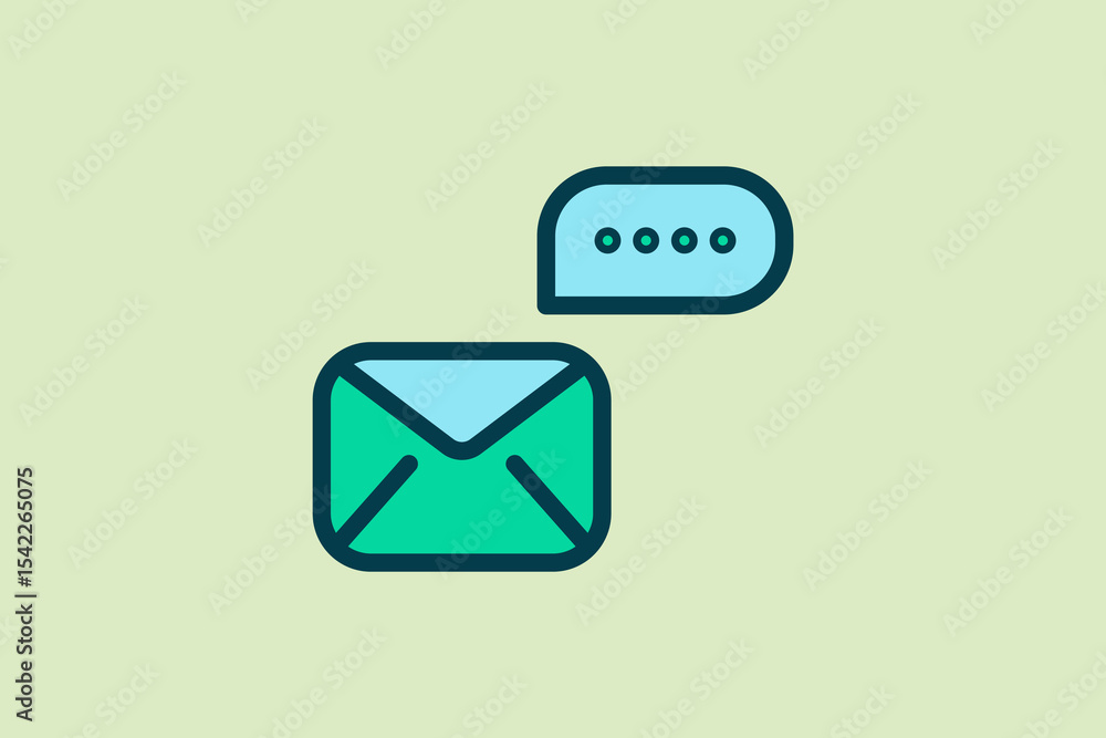 Poster message icon. icon related to ui elements. suitable for web site, app, user interfaces,element, prin