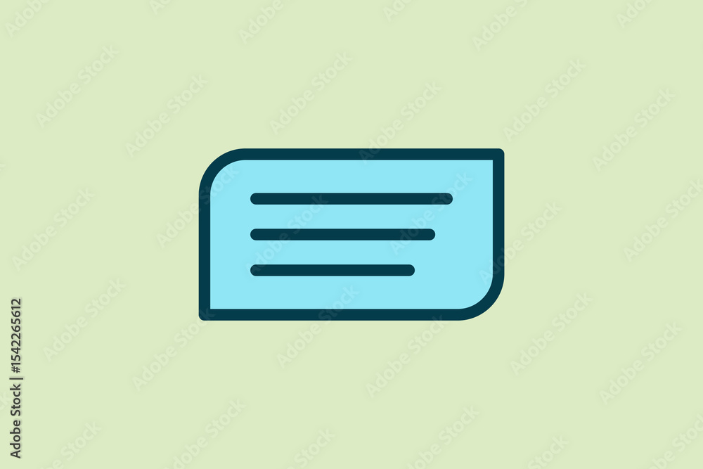 Poster comment icon. icon related to ui elements. suitable for web site, app, user interfaces,element, prin