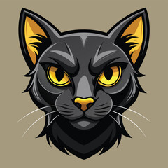 vector illustration of a tiger head