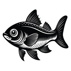 vector illustration of a fish