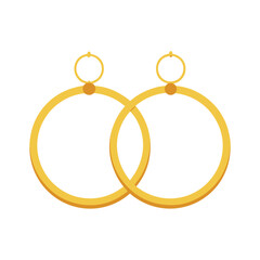 Elegant Gold Hoop Earrings Simple Design, Timeless Style