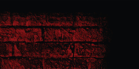 Repetitive brick pattern with subtle variations in red color and form, adding depth and visual interest within the shadows.

