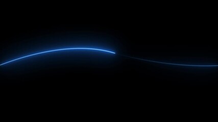 Abstract glowing neon lights blinking lines moving animation. colorful neon line moving on background. neon light line technology motion background.