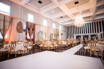 event reception venue setting