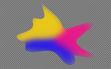 abstract gradient colorfull transparent background. vector illustration. design element