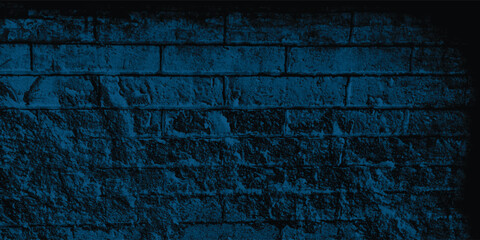 Background of a neglected urban area, featuring a weathered and stained wall saturated in an intriguing blue.
